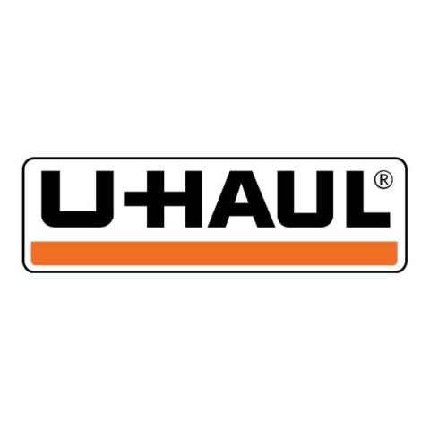 Logo for U-Haul truck rentals, an official partner
