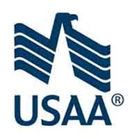 Logo for USAA Insurance, an approved collision repair partner