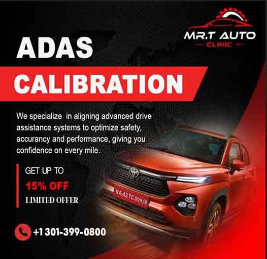 Auto body repair work at MRT Auto Clinic